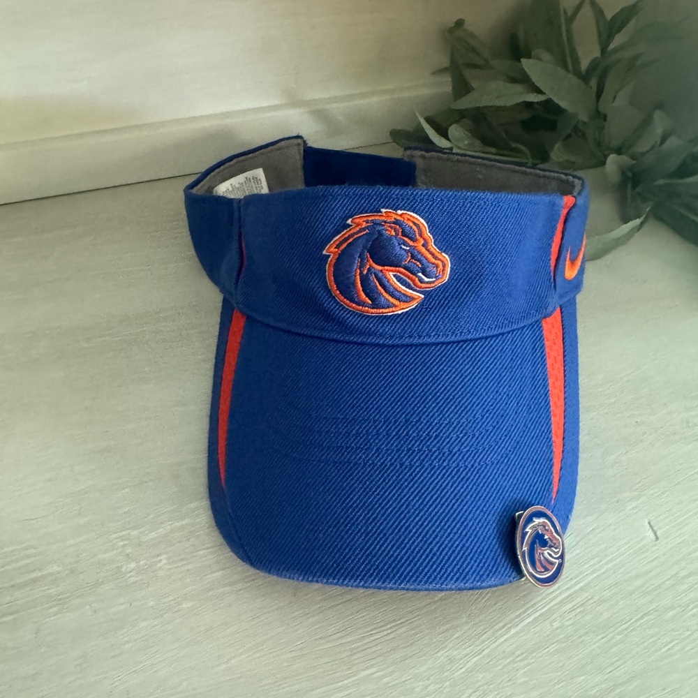 Broncos Blue/Orange Visor with Golf Ball Marker